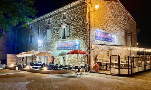 restaurant Le Barry Saint Remèze